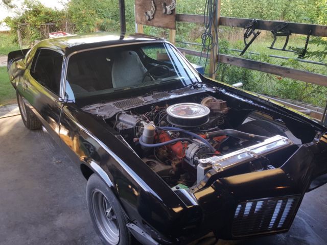 Black 1972 Chevrolet Camaro Coupe with Black interior