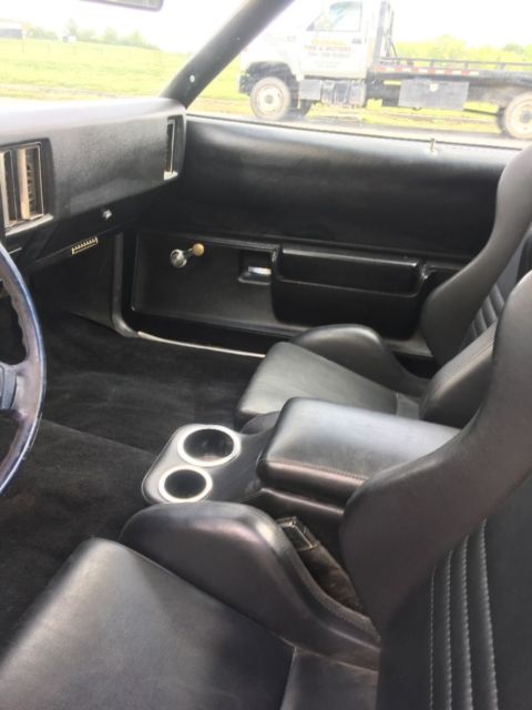 Blue 1974 Chevrolet El Camino Coupe with Black interior