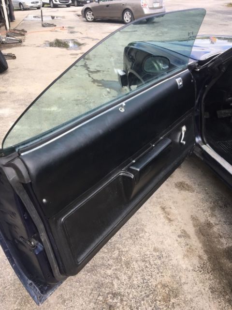 Blue 1974 Chevrolet El Camino Coupe with Black interior