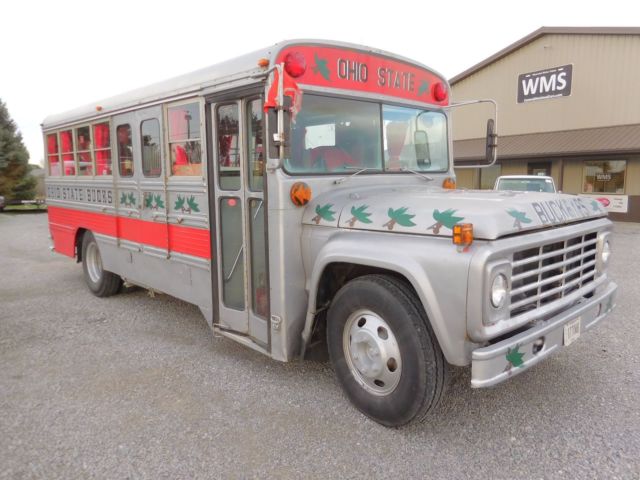 Gray 1976 Ford Wayne OSU Buckeyes with Red interior