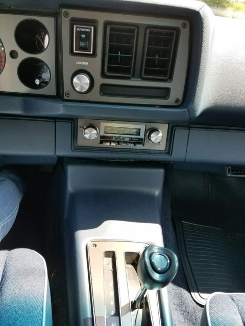 Blue 1981 Chevrolet Camaro Coupe with Blue interior