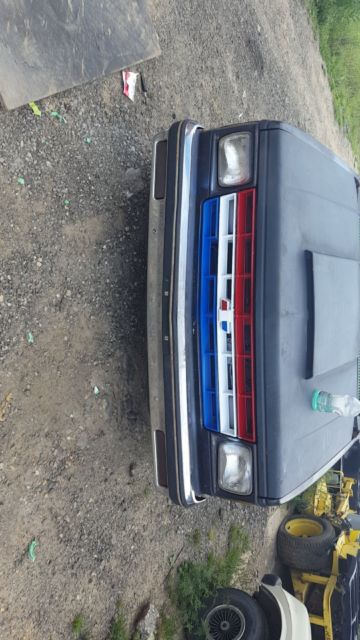 Black 1982 Chevrolet S-10 Standard Cab Pickup with Black interior