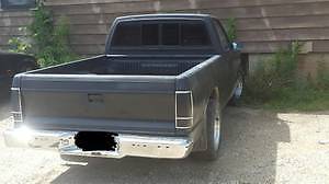 Black 1982 Chevrolet S-10 Standard Cab Pickup with Black interior