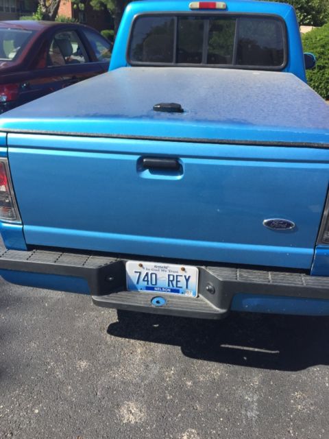 Blue 1993 Ford Ranger Standard Cab Pickup with Blue interior