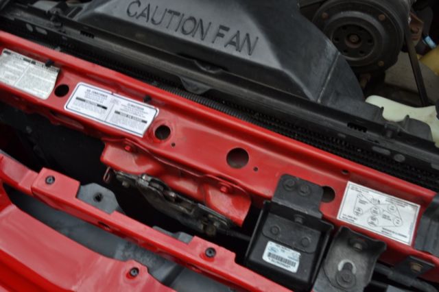 Red 1993 Ford Mustang Coupe with Gray interior