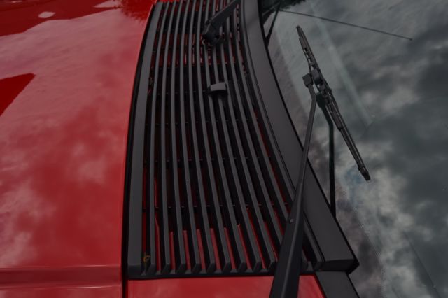 Red 1993 Ford Mustang Coupe with Gray interior