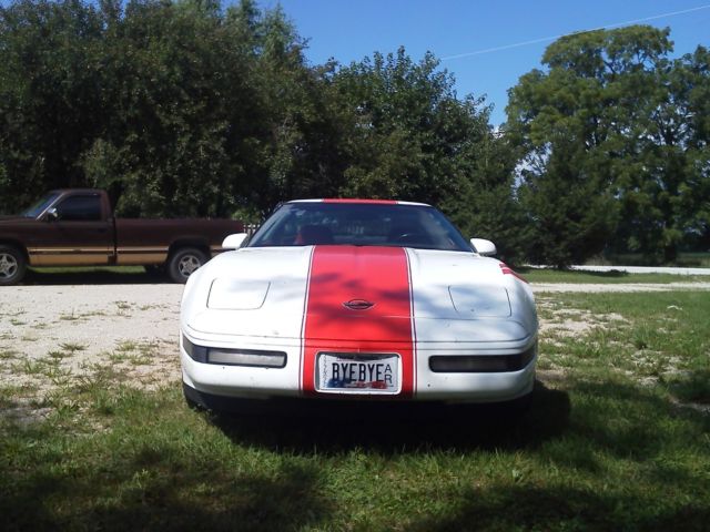 white 1994 Chevrolet Corvette