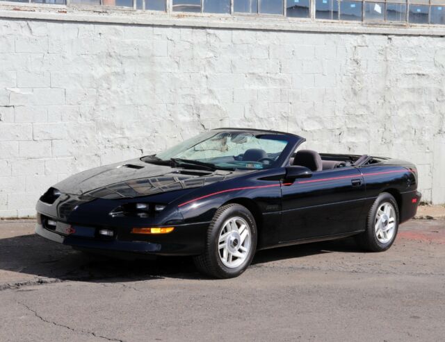 Black 1994 Chevrolet Camaro Convertible with Gray interior