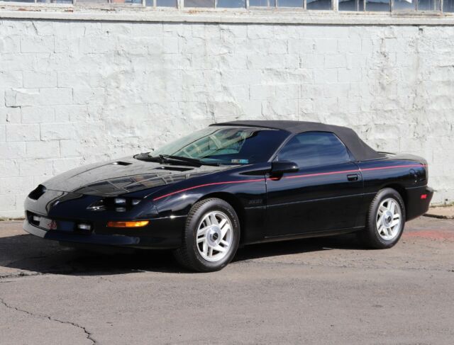 Black 1994 Chevrolet Camaro Convertible with Gray interior