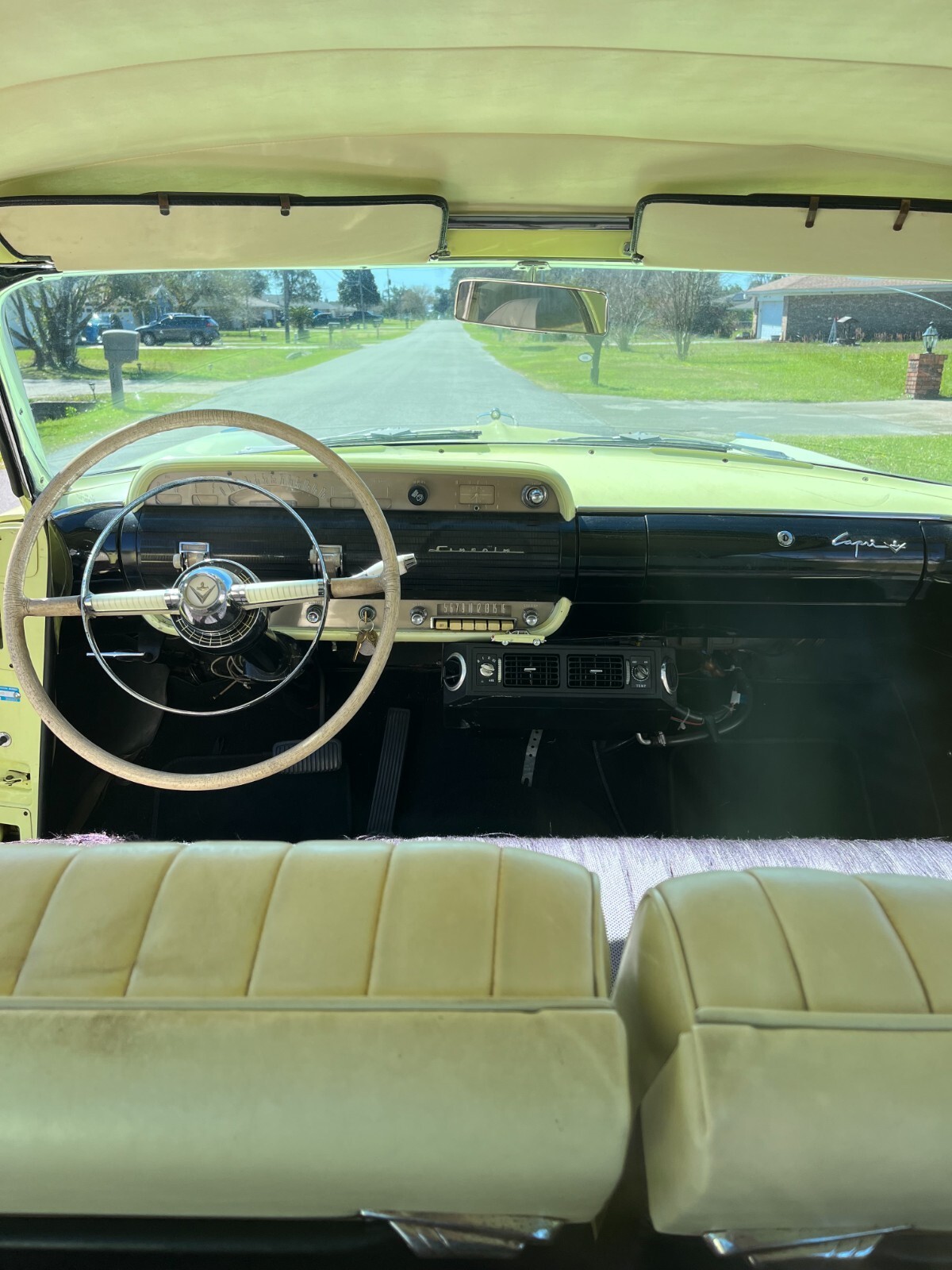 Yellow 1954 Lincoln Other Coupe with Black interior