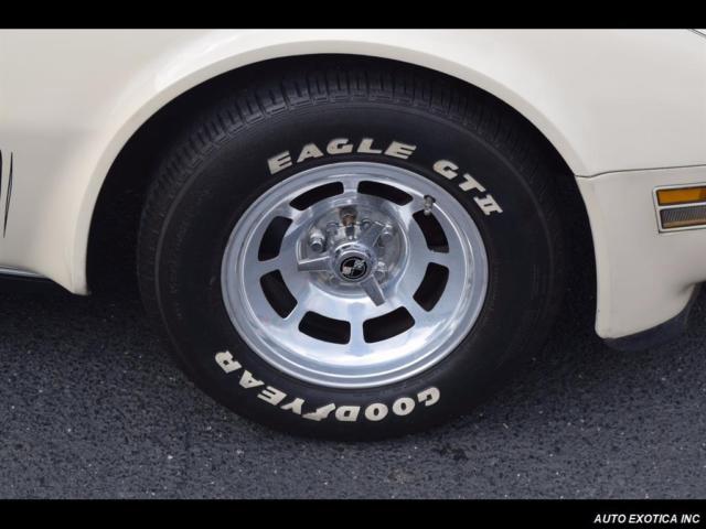 White 1980 Chevrolet Corvette -- with Tan interior