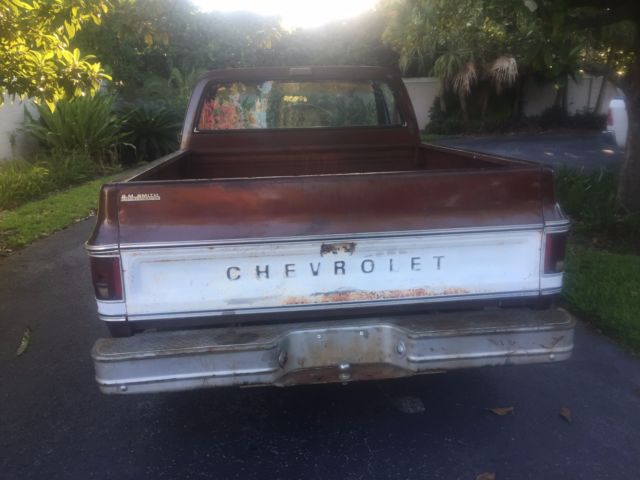 BROWN AND WHITE 1979 Chevrolet C-10 PICK UP with TAN interior