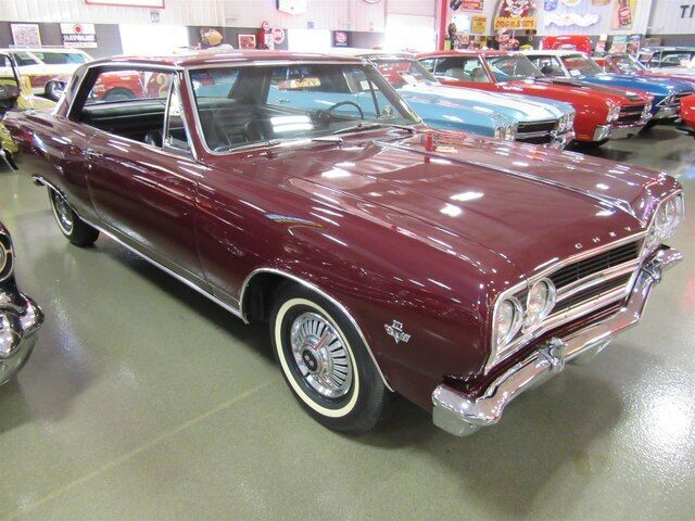 Madeira Maroon 1965 Chevrolet Chevelle Coupe with Black interior