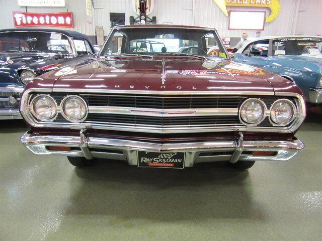 Madeira Maroon 1965 Chevrolet Chevelle Coupe with Black interior
