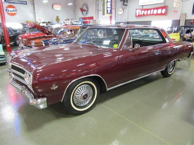 Madeira Maroon 1965 Chevrolet Chevelle Coupe with Black interior