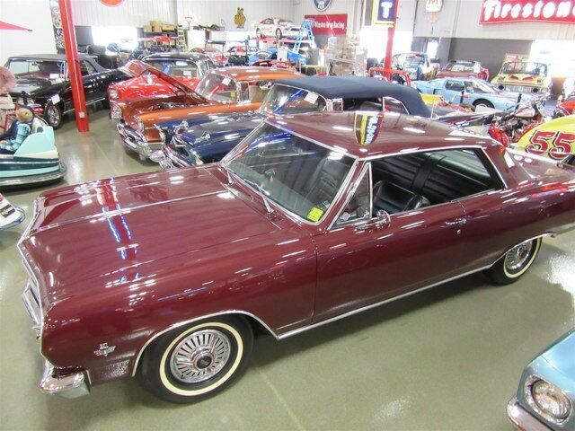 Madeira Maroon 1965 Chevrolet Chevelle Coupe with Black interior
