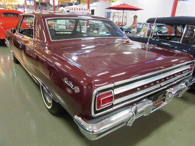 Madeira Maroon 1965 Chevrolet Chevelle Coupe with Black interior