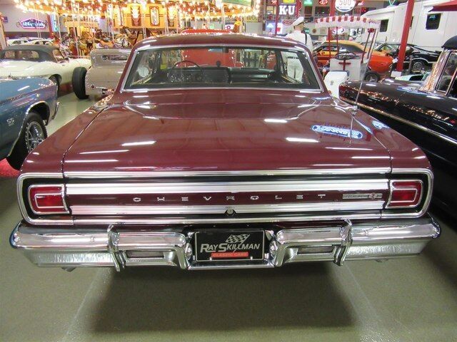 Madeira Maroon 1965 Chevrolet Chevelle Coupe with Black interior
