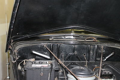 Black 1938 Ford 85 Coupe Coupe with Brown interior