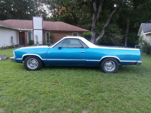 Blue 1978 Chevrolet El Camino with Gray interior