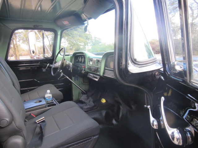 Black 1962 Chevrolet Other Pickups with Green interior