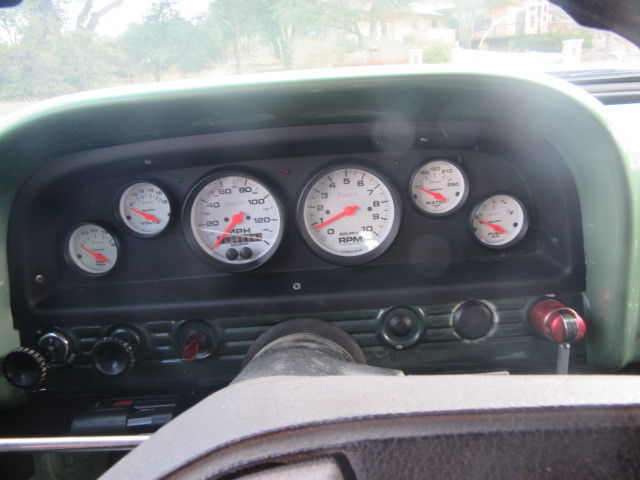 Black 1962 Chevrolet Other Pickups with Green interior