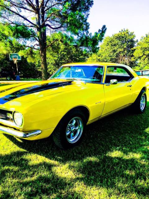Yellow 1968 Chevrolet Camaro Coupe with Black interior