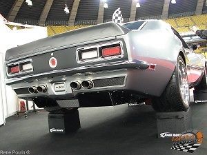 Titanium silver 1968 Chevrolet Camaro Custom with Black interior