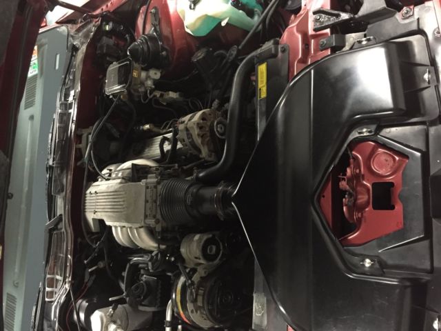 Dark Red Metallic 1988 Chevrolet Camaro T-TOP with Gray interior