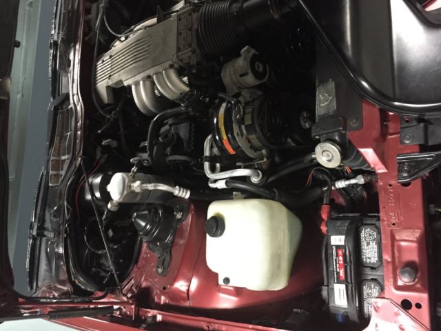 Dark Red Metallic 1988 Chevrolet Camaro T-TOP with Gray interior