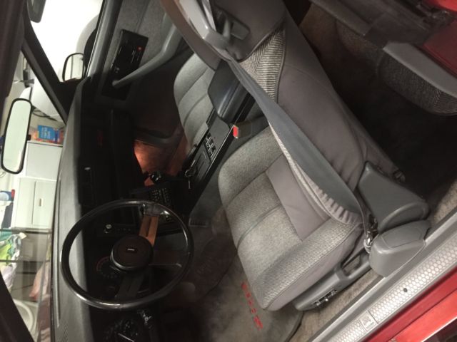Dark Red Metallic 1988 Chevrolet Camaro T-TOP with Gray interior
