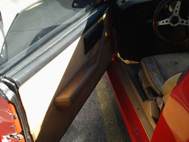 Red 1987 Chevrolet Camaro Coupe with Tan interior