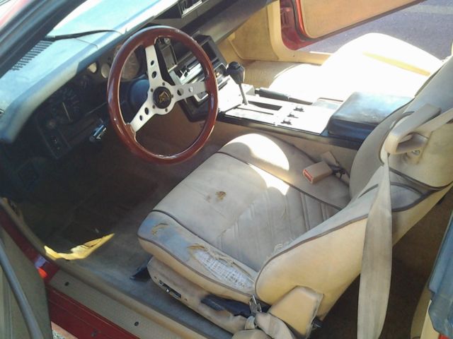 Red 1987 Chevrolet Camaro Coupe with Tan interior