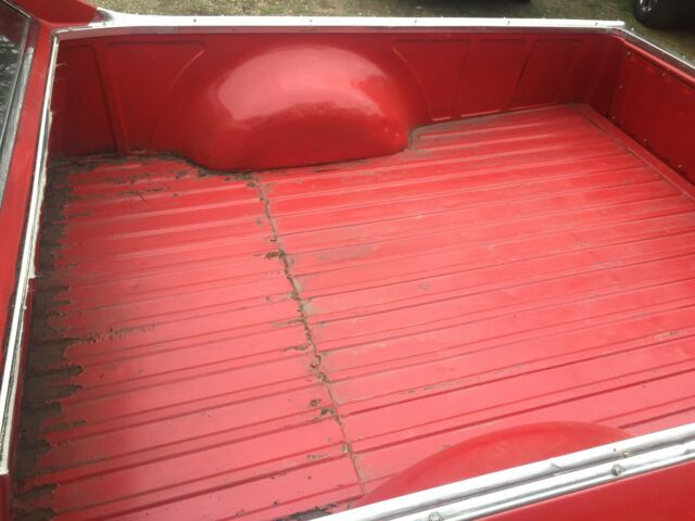 Red 1972 Chevrolet El Camino Standard Cab Pickup with Black interior