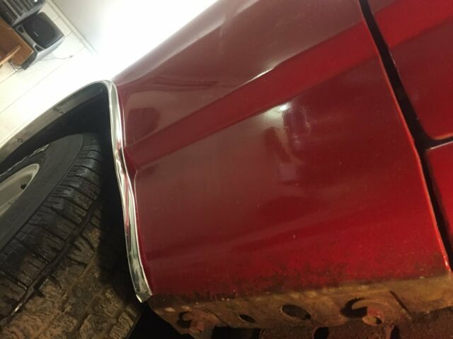 Red 1972 Chevrolet El Camino Standard Cab Pickup with Black interior