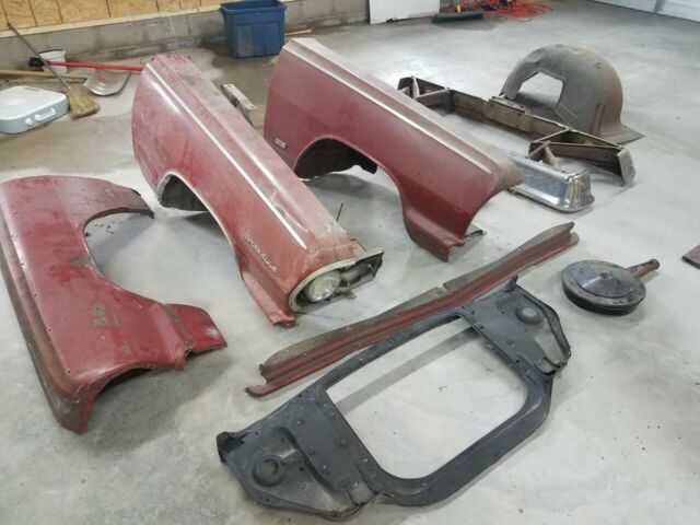 Red 1964 Chevrolet Chevelle Convertible with Black interior