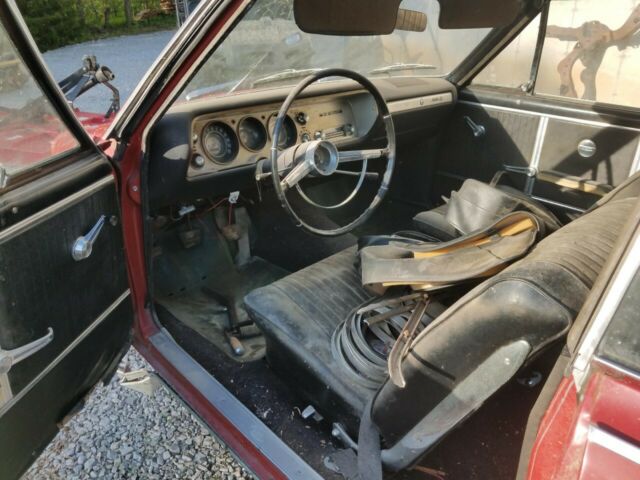 Red 1964 Chevrolet Chevelle Convertible with Black interior