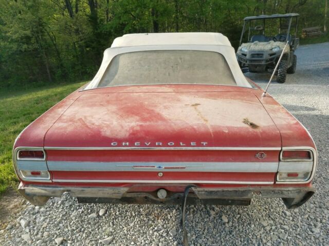 Red 1964 Chevrolet Chevelle Convertible with Black interior
