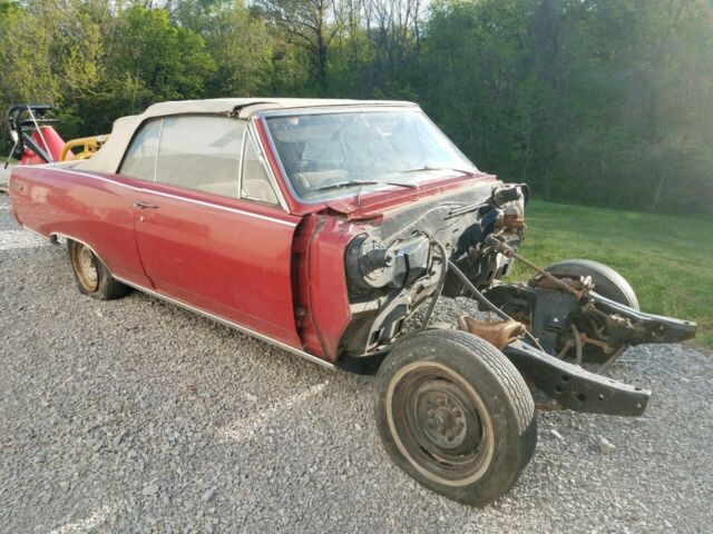 Red 1964 Chevrolet Chevelle Convertible with Black interior