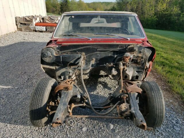 Red 1964 Chevrolet Chevelle Convertible with Black interior