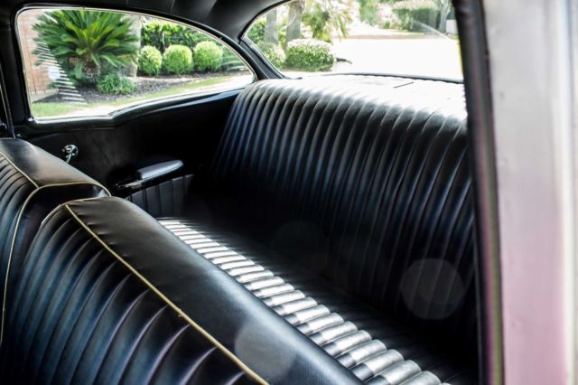 Black/Silver 1955 Chevrolet Bel Air/150/210 2 Door Post with Black interior