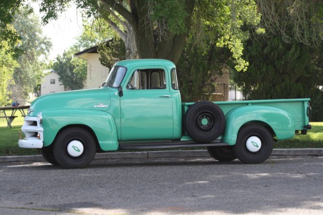 Green 1955 Chevrolet Other Pickups with Gray interior