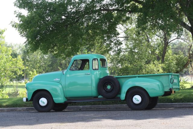 Green 1955 Chevrolet Other Pickups with Gray interior