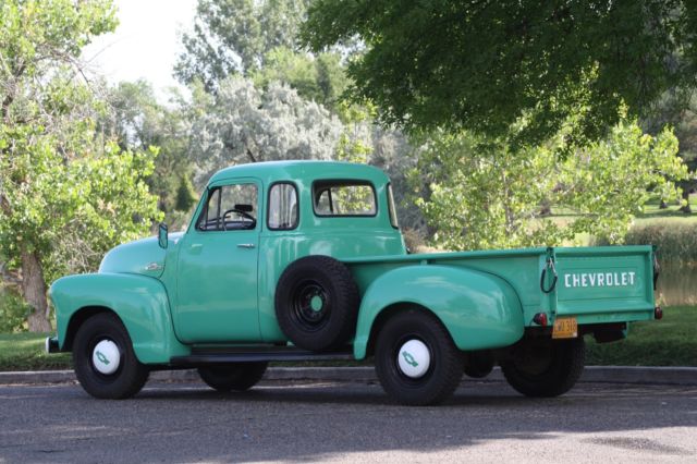 Green 1955 Chevrolet Other Pickups with Gray interior