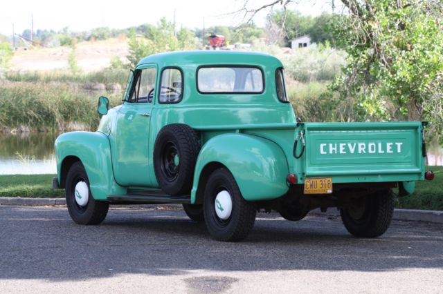 Green 1955 Chevrolet Other Pickups with Gray interior