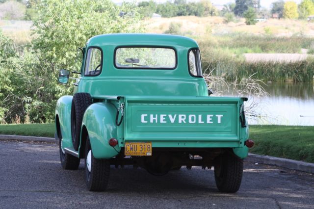 Green 1955 Chevrolet Other Pickups with Gray interior