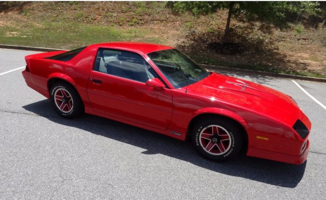 Red 1989 Chevrolet Camaro Coupe with Gray interior