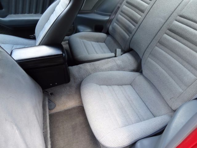 Red 1989 Chevrolet Camaro Coupe with Gray interior