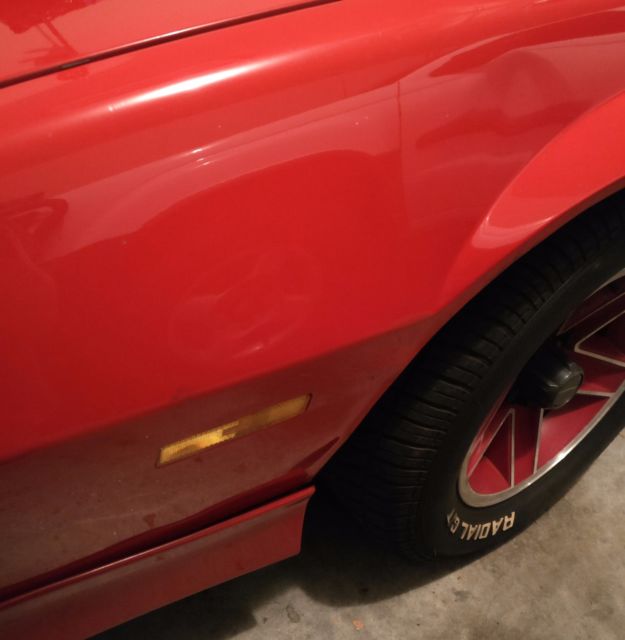 Red 1989 Chevrolet Camaro Coupe with Gray interior