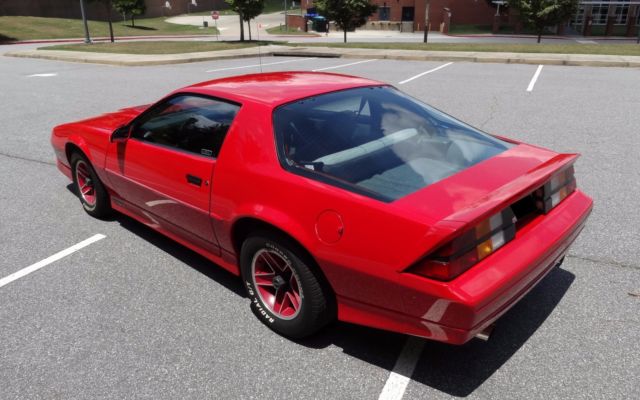 Red 1989 Chevrolet Camaro Coupe with Gray interior